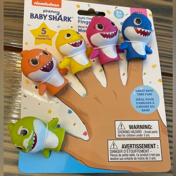 Nickelodeon Toys Baby Shark Finger Puppets Brand New Poshmark